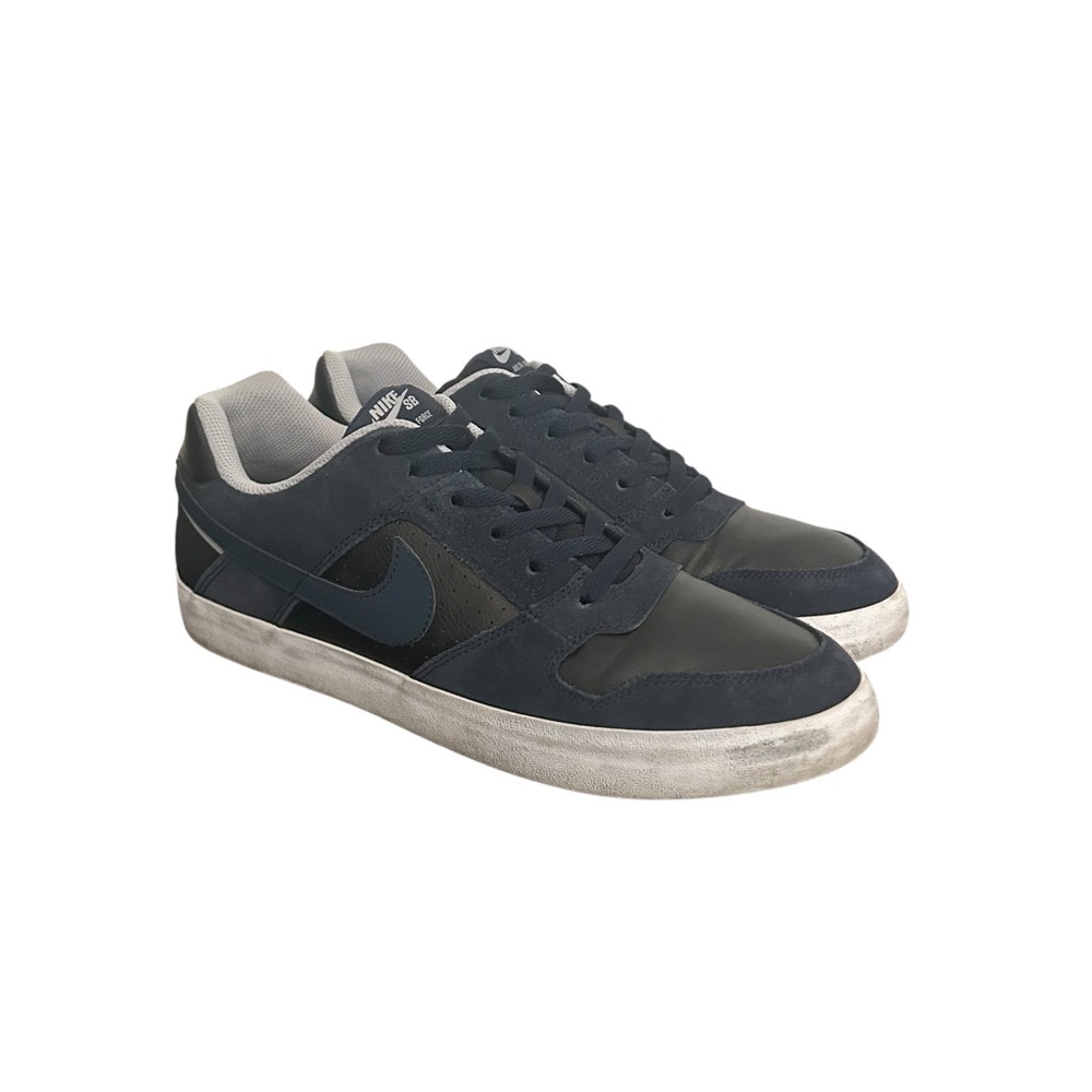 Nike SB Check Solarsoft Navy Black White Skate Shoes Men’s Size 12 - Picture 2 of 14